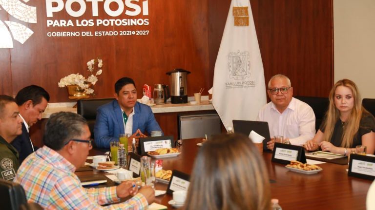 RICARDO GALLARDO CONSOLIDA ACCIONES DE SEGURIDAD CON ALCALDES DE LA ZONA CENTRO Y ALTIPLANO