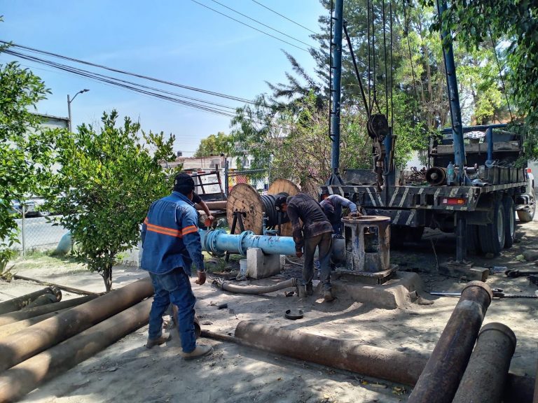 Coordinación entre Interapas y Soledad agiliza rehabilitación del pozo Praderas del Maurel
