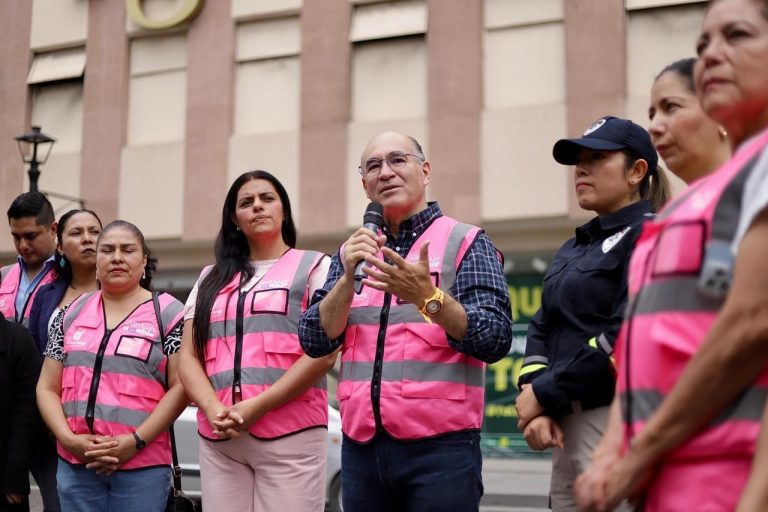 Alcalde Galindo arranca estrategia de movilidad segura en el Centro Histórico: se prioriza al ciclista y al peat
