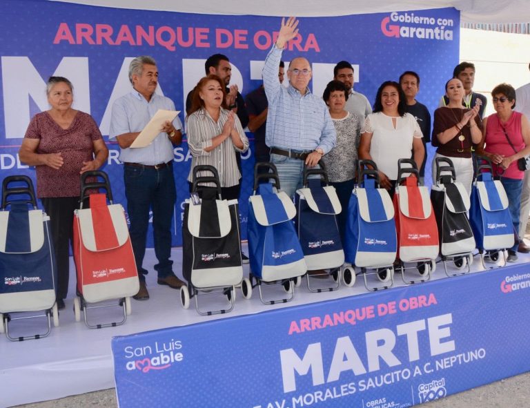 Más y mejores obras, Alcalde Galindo arranca rehabilitación en la Rural Atlas