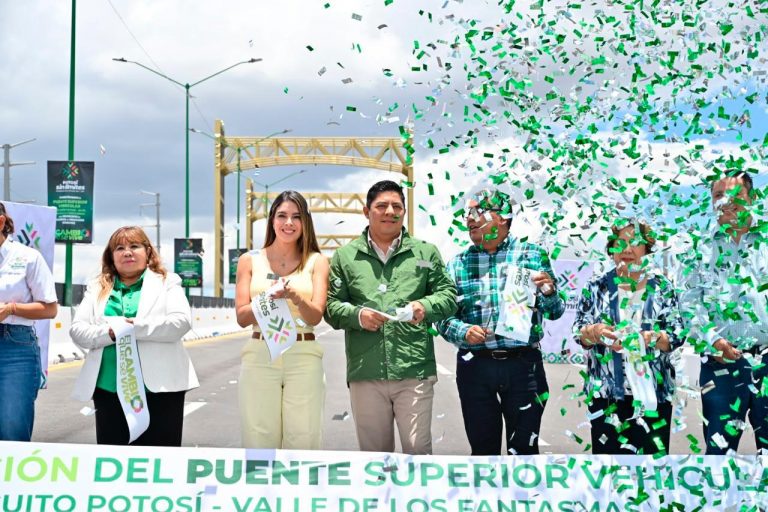 RICARDO GALLARDO REFUERZA MOVILIDAD METROPOLITANA CON NUEVO MEGA PUENTE VEHÍCULAR