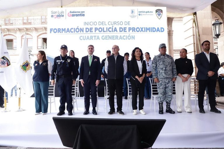 Galindo apuesta por policías bien entrenados, capacitados, sensibles y cercanos a la gente