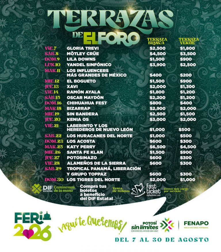 TERRAZAS EN LA FENAPO OFRECERÁN COMODIDAD CON BENEFICIO SOCIAL