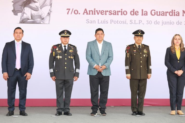RICARDO GALLARDO RECONOCE LABOR DE LA GUARDIA NACIONAL PARA PRESERVAR LA PAZ EN SAN LUIS