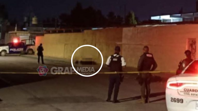 A BALAZOS LE QUITAN LA VIDA A UN HOMBRE EN SLP