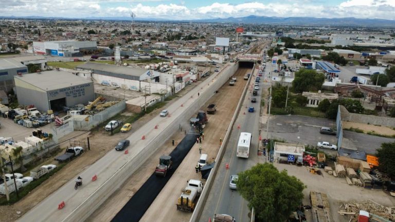 PASO INFERIOR DE CIRCUITO POTOSÍ ENTRA A SU RECTA FINAL