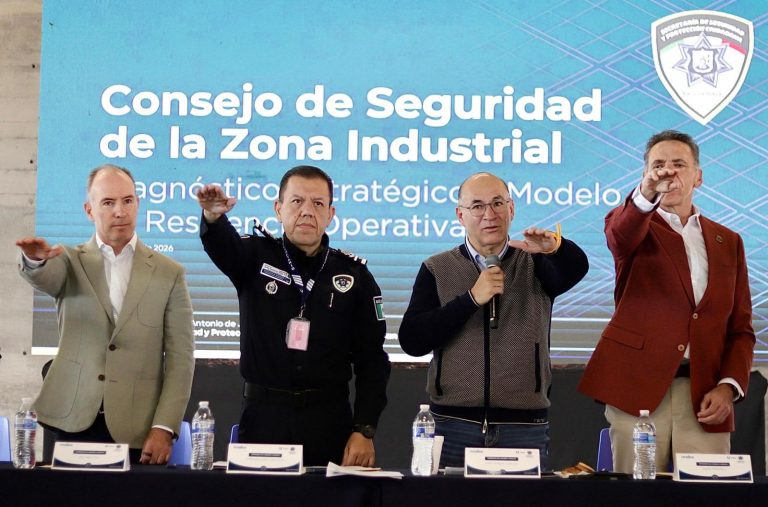 Enrique Galindo consolida alianza con los industriales por la seguridad de la Zona Industrial