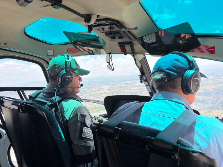 DESPLIEGAN OPERATIVO POR TIERRA Y AIRE EN ZARAGOZA Y VILLA DE REYES