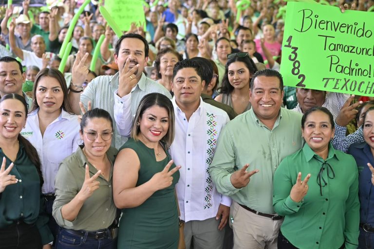 RICARDO GALLARDO INICIA EN TAMAZUNCHALE LA CONSTRUCCIÓN DEL BULEVAR ZACATIPÁN