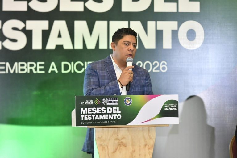 RICARDO GALLARDO ARRANCA “MESES DEL TESTAMENTO” PARA DAR CERTEZA JURÍDICA A LAS FAMILIAS POTOSINAS