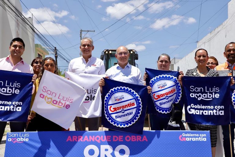 Enrique Galindo pone en marcha renovación de calle Oro, en la tradicional zona de Morales