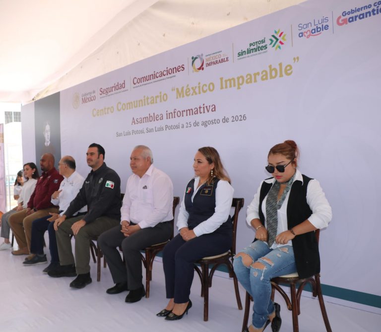 ESTADO SE SUMA A LA ESTRATEGIA FEDERAL PARA RECONSTRUIR EL TEJIDO SOCIAL MEDIANTE CENTROS COMUNITARIOS