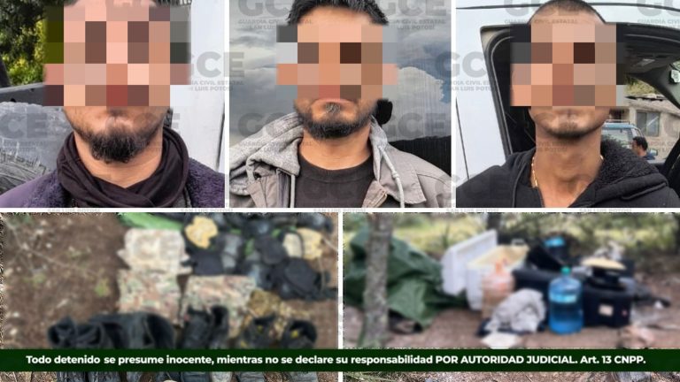 GCE DESMANTELA NARCOCAMPAMENTO EN LA SIERRA DE VILLA DE LA PAZ