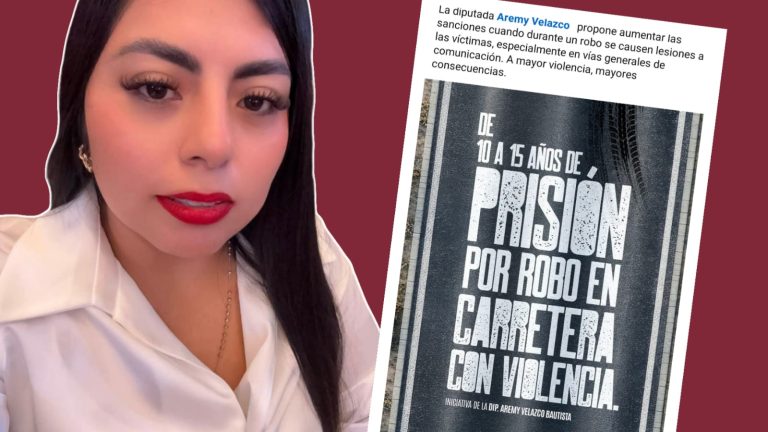 PROPONE AREMY VELAZCO INCOHERENTE INICIATIVA DE SEGURIDAD CONTRA ROBOS EN CARRETERAS